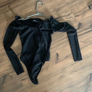 PrettyLittleThing black mesh bodysuit